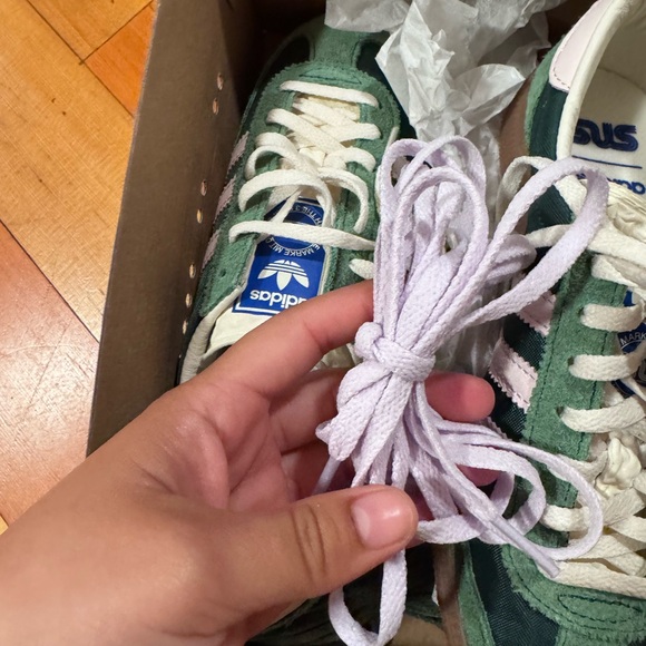 Adidas GT II Green and White Sneakers - Picture 7 of 8